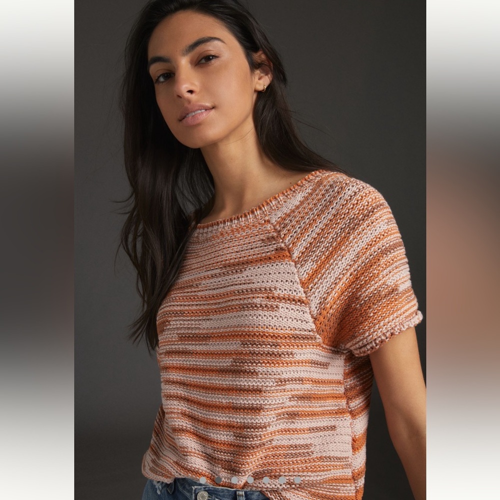 Anthropologie Maeve Ada Sweater Tee